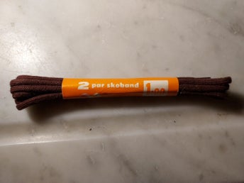 Skosnören skoband DOMUS 2 par BRUNA längd 45 cm