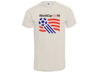 FOTBOLLS VM 94 NOSTALGI - Helt NY T-SHIRT i Vintage färg Stl M