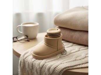 Ugg Boot fidget clicker nyckelring