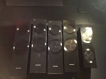 Panasonic hemmabiohögtalare 5-pack (SB-HS700/SB-HC700)