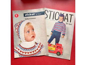 STICKAT FÖR BARN nr 12 1956 och nr 1 1957