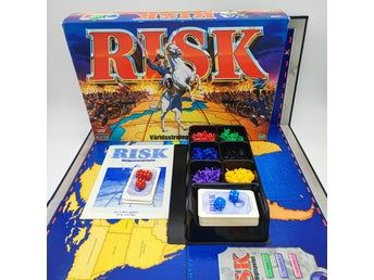 Risk brädspel Världsstrategispelet Komplett