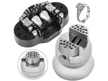 3 tums mini gravering boll skruvstäd med komplett tillbehörssats, vridbar design