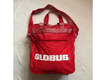 Globus Röd Axelremsväska