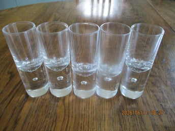 5 st Kosta Boda snapsglas i serien