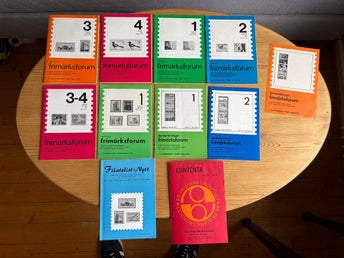 9st tidningar: Samlartidningen frimärksforum 1970-1973, Filatelist-Nytt 1970