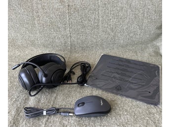 Gamingpaket – Logitech M90 + SG Serious Gaming Headset + Musmatta – Nyskick