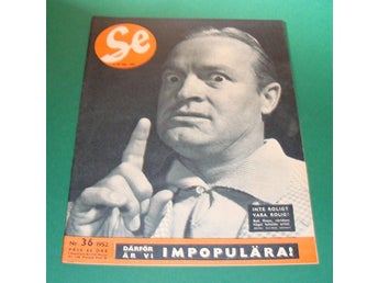 SE nr 36 1952 - Bob Hope, Sune Andersson, Ulla Jansson m.m.