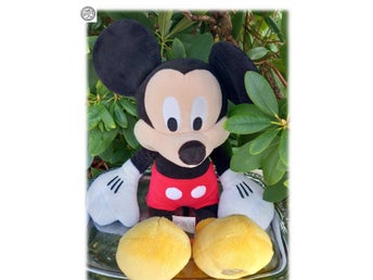 Stora Musse Pigg mjukdjur gosedjur märkt Disney Store fint skick
