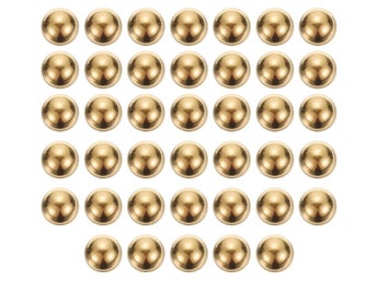 6 mm Massiva Mässingskulor i Precisionstillverkning (Pack-40)