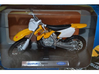 Suzuki RM250 Gul 1:18 Welly (Cross) Ny