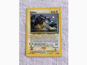 Pokemon Raikou 13 64 Holo Rare ᐈ Kop Pa Tradera