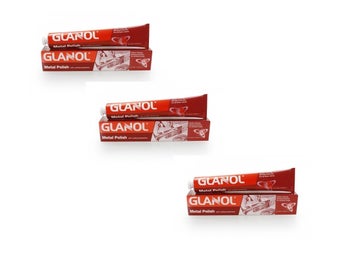 GLANOL metallpolish, 100 ml, 3-pack