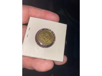 Ocirkulerad felvänd 10 krona i unikt skick