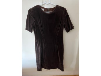 Wahls brun vintage klänning, storlek 38