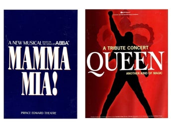 Mamma Mia och Queen Programböcker