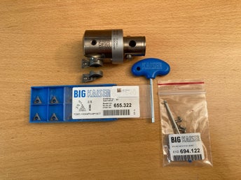 1 Styck Finborrenhet BIG KAISER EWN 41-74 mm. se beskrivning.