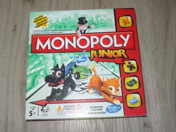 MONOPOLY JUNIOR Mitt första MONOPOLY-spel fr 5 år komplett mycket fint skick!