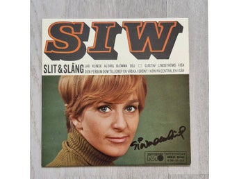 Siw Malmkvist - Slit & Släng EP . Signerad. AUTOGRAF