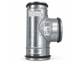 FläktGroup T-rör 100/100 mm BDET-1-010-010 rökkontrollkanal