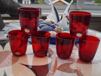 MONICA BRATT, 6 ST. SELTERGLAS, REIJMYRE, 50-TAL