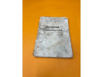 Instruktionsbok armémotorcykel