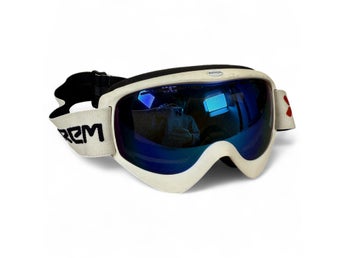 Extrem Skidglasögon Goggles Antifog Antiscratch Blå Lins Vit Justerbart Band