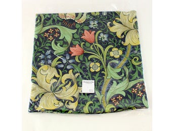 UNDERBART DUBBELSIDIGT KUDDFODRAL - WILLIAM MORRIS - GOLDEN LILY MÖRKBLÅ -3