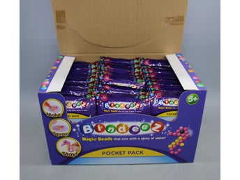 2009 vintage Bindeez Magic Beads 24st påsar (Nya)