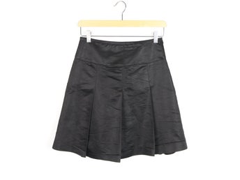 Kookai Kjol Svart Satin Dam Stl 38