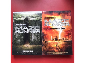 MAZE RUNNER I dödens labyrint + I vansinnets öken James Dashner 2014