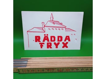 Rädda Fryx - Fryxellska Skolan Västerås - Klistermärke