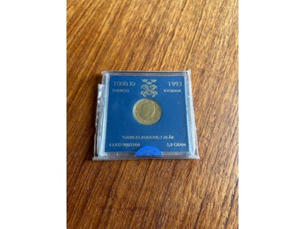 Guldmynt 1000 Kr 1993