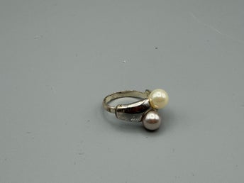 Vintage Ring med vita stenar LBVYR