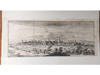 Soratof, Ville de la Tartarie Moscovite, Dekorativ gravyr, 1727