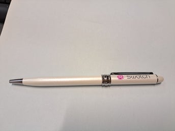 Promotional pen ballpoint from the Swatch watch brand