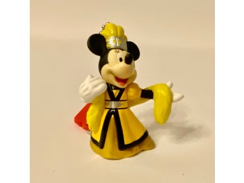 OVANLIG Mimmi i gul Klänning med matchande Hatt Disney Figur Tokyo Disneyland
