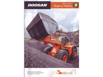 Broschyr - Doosan Wheel Loader DL450-5 / DL550-5