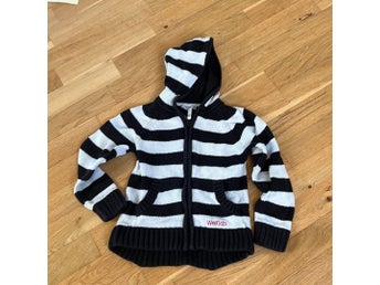 WeKids mörkblå och ljusblå hoddie kofta 11/116