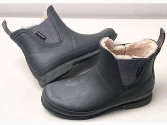 låga fodrade gummistövlar låga fodrade gummistövlar