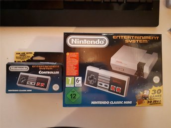 Nintendo Classic Mini + Extra handkontroll oöppnad