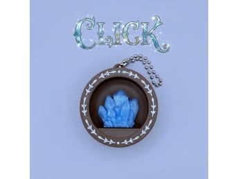 Blue chrystal fidget clicker