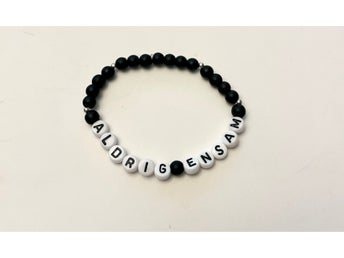 Armband Aldrig Ensam pärlat armband