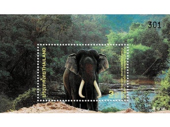 THAILAND 2003 Mi BL 175 ELEFANT MINIARK **