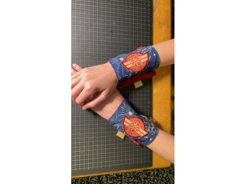 ett par svettband - vristband för barn Marvel