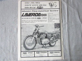 Laverda 1000 1973 Reklam annons