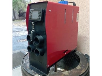 allt-i-1 12V/24V 5KW 4-luftuttag dieselluftvärmare med LCD-panel/fjärrkontroll