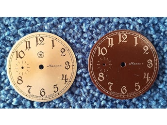 Molnija Watch Dials OLD NOS - Set om 2