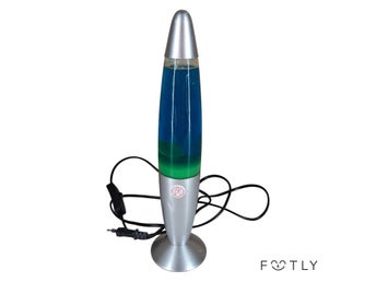 InnovaGoods Lavalampa E14 R39 25W Blå Grön Retro Lampa Bordslampa Dekorativ