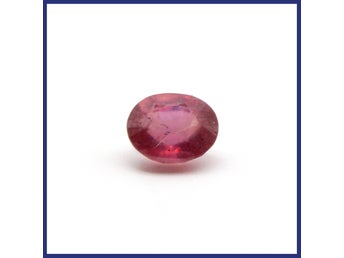 Safir, 1,5ctv, rosa, ovalslipad